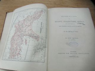 Souvenir Of A Tour In The East 1877 John Watson Glasgow To Turkish Empire,  Map