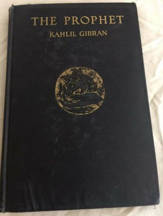 The Prophet By Kahlil Gibran 39th Printing August 1942 Hardcover