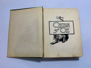 1907 OZMA OF OZ L.  FRANK BAUM JNO.  R.  Neill 2