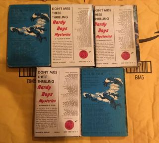 SALE65 Set of Tom Swift Jr.  Adventure Books - 2 9 11 15 18 Blue DJ HB - PC 3
