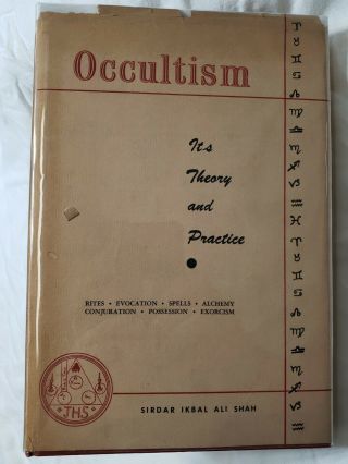 Occult Hard Cover Book Occultism Its Theory And Practice