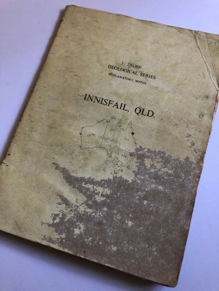 Innisfail Queensland 1964 Sheet Se/55 - 6 Geological Series Mineral Resource Map