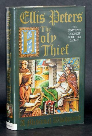 First Uk Edition The Holy Thief Ellis Peters Brother Cadfael Book 19 Hc Dj