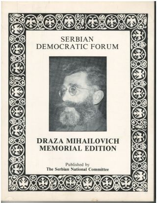 Draza Mihailovich Chetnik Serbia Memorial Edition Book 1975 Emigres