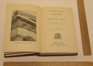 1896 - A History Of Greek Art - Chautauqua Reading Circle Literature