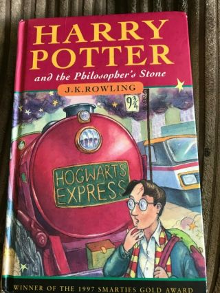 Harry Potter And The Philosopher’s Stone Ted Smart Hard Back 3rd Print