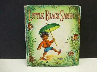 1950 Little Black Sambo Whitman Tell - A - Tales Book Illustrated Suzanne
