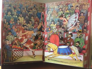 Lothar Meggendorfer ' s International Circus Pop - Up Book 1979 Large 4