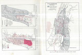 RARE 1920 HISTORY OF PALESTINE ISRAEL LEBANON WITH 28 MAPS ILLUSTRATED GIFT IDEA 5