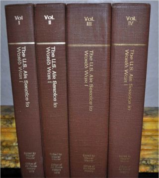 1st Edition 4 - Volume Set Us Air Service In World War I Mauer Ww1 Aviation Usaf