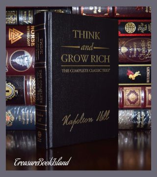 Think Grow Rich By Napoleon Hill Leather Bound Deluxe Collectible