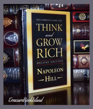 Think Grow Rich by Napoleon Hill Leather Bound Deluxe Collectible 2