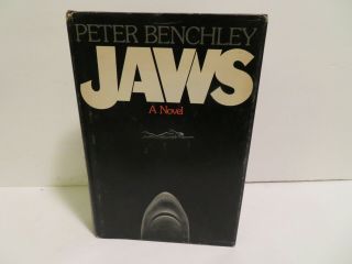 Peter Benchley Jaws Novel Doubleday Early Edition 1974 Book Of The Month Club