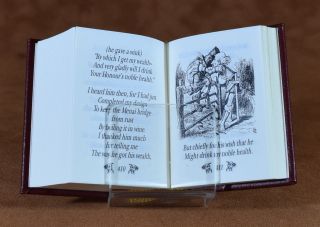 MINIATURE BOOK Lewis Carroll Through the Looking - Glass 6