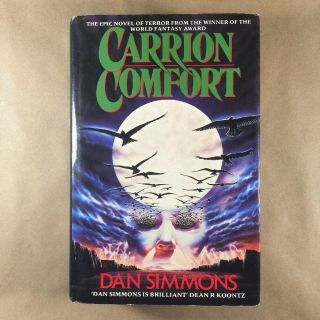 Carrion Comfort By Dan Simmons (first Uk Edition,  Hardcover In Jacket)
