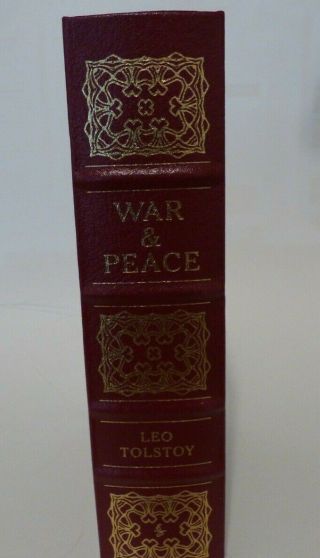 War & Peace Easton Press By Leo Tolstoy 1981 Collector 