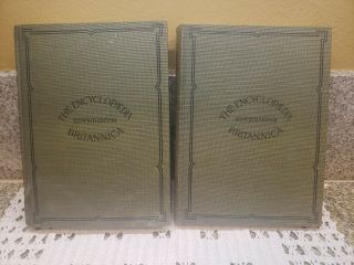 Vol 2 & 3 Of The Famed 1911 Britannica Encyclopedia 11th Edition Tipped - In Maps