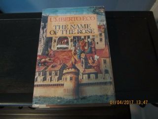The Name Of The Rose By Umberto Eco 1st/4th 1983 Hc/dj