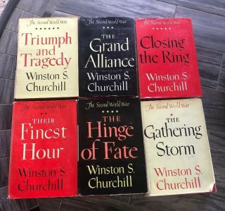 Winston Churchill The Second World War 6 Volume Set Hard Cover