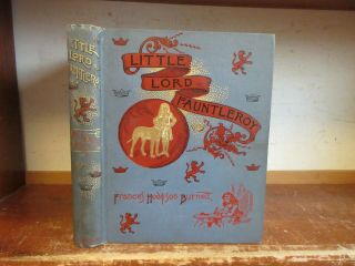 Old Little Lord Fauntleroy Book 1894 Frances Burnett Victorian Boy York City