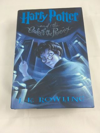 Harry Potter And The Order Of The Phoenix First American Edition Hardcover Book