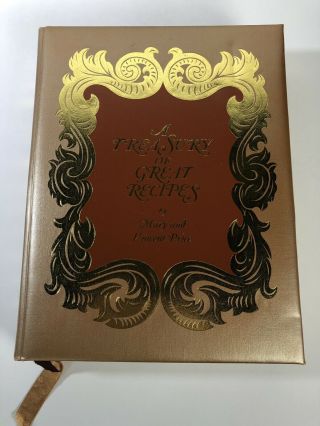 A Treasury Of Great Recipes Mary Vincent Price Cookbook - 1965 1st Edition Book