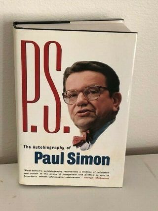 P.  S.  The Autobiography Of Paul Simon Signed To Irv Kupcinet First Edition