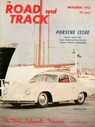Road And Track November 1952 Vol.  4 No.  3