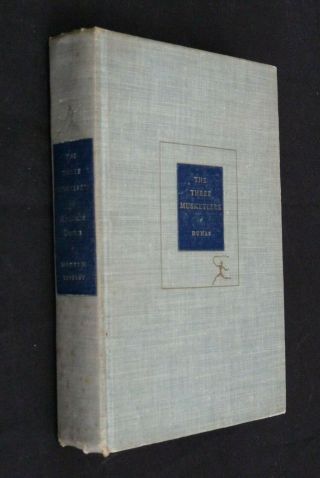 The Three Musketeers,  By Alexandre Dumas,  Modern Library Hc,  No Jacket