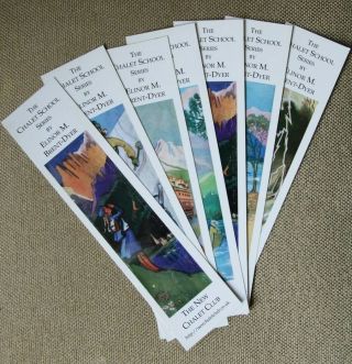 Set Of 7 Bookmarks Issued By The Chalet Club - As