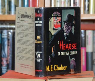 M E Chaber “a Hearse Of Another Colour” 1950s 1st Edition Hb In Dj