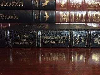 Think and Grow Rich by Napoleon Hill Deluxe Hardcover Leather Bound Hardback 2
