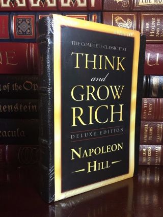 Think and Grow Rich by Napoleon Hill Deluxe Hardcover Leather Bound Hardback 4