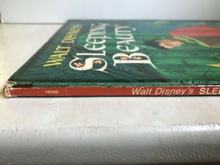 Vintage 1958 Walt Disney SLEEPING BEAUTY Childrens BIG GOLDEN BOOK 7th printing 5