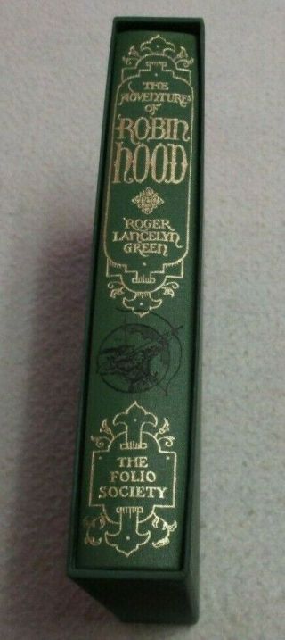 Folio Society The Adventures Of Robin Hood Lancelyn Green Hardcover W/ Slipcover