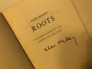 ROOTS,  Alex Haley,  Signed, 4