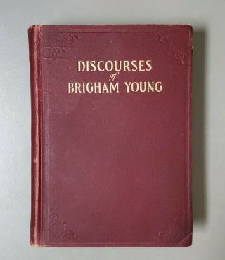 Discourses Of Brigham Young By John A.  Widtsoe 1925 First Edition - Mormon Lds