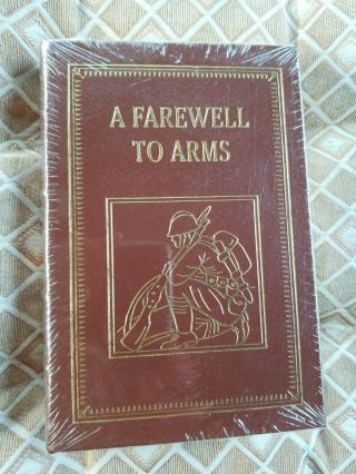 A Farewell To Arms By Ernest Hemingway,  Easton Press Leather And Wrapped
