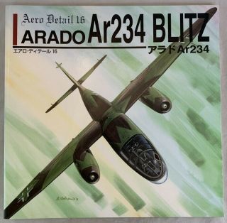 Aero Detail Aircraft Monograph Arado Ar 234 Blitz German Wwii Bomber