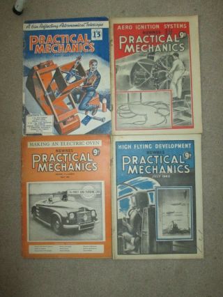 Practical Mechanics Magazines 1940 