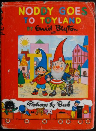 Noddy Goes To Toyland Enid Blyton Book 1949 With Dust Jacket Book 1