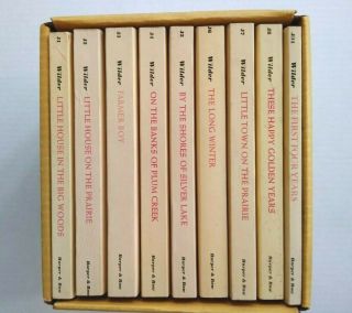 The Little House Books Laura Ingalls Wilder Complete Boxed Set Of 9 Vintage 1971