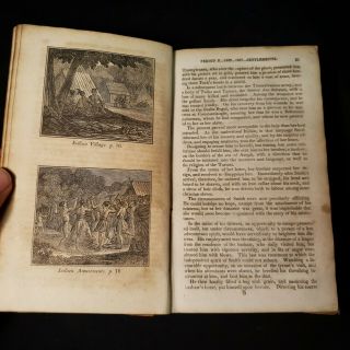 1828 History UNITED STATES OF AMERICA Goodrich WOOD ENGRAVED PLATES Scarce 23RD 7