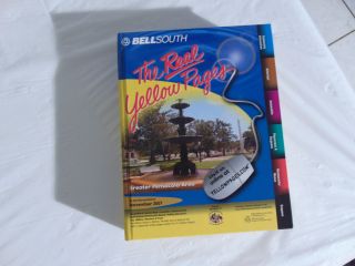 2007 Hard Cover Florida Bellsouth Yellow Pages Greater Pensacola Phonebook