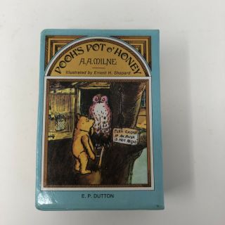 1968 Pooh ' s Pot o ' Honey A.  Milne 4 Books in Slipcase HBDJ (Mini Books) VG 4