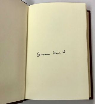 Signed/limited Edition Lawrence Durrell Justine Franklin Library 1980