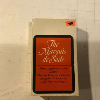 Three Complete Novels The Marquis De Sade 11th Pb 1979 Justine Erotic Book Grove