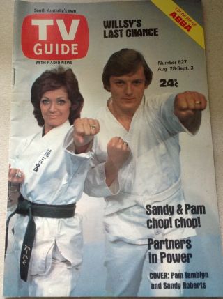 1976 Tv Guide Sth Australia Abba Pin - Up Dick Emery Patsy Fat Cat Fernando Ex