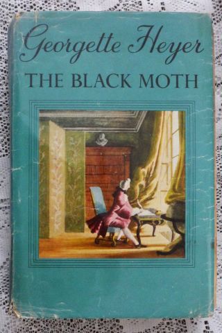 Georgette Heyer The Black Moth 1968 Hardcover Dust Jacket