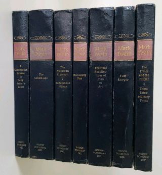 The Complete Novels Of Mark Twain 7 - Volume Book Set Doubleday
